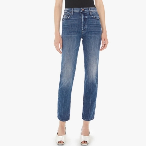 MOTHER Tomcat Hover “Out For The Evening” Button Fly Blue Jeans Size 28 - Picture 1 of 14